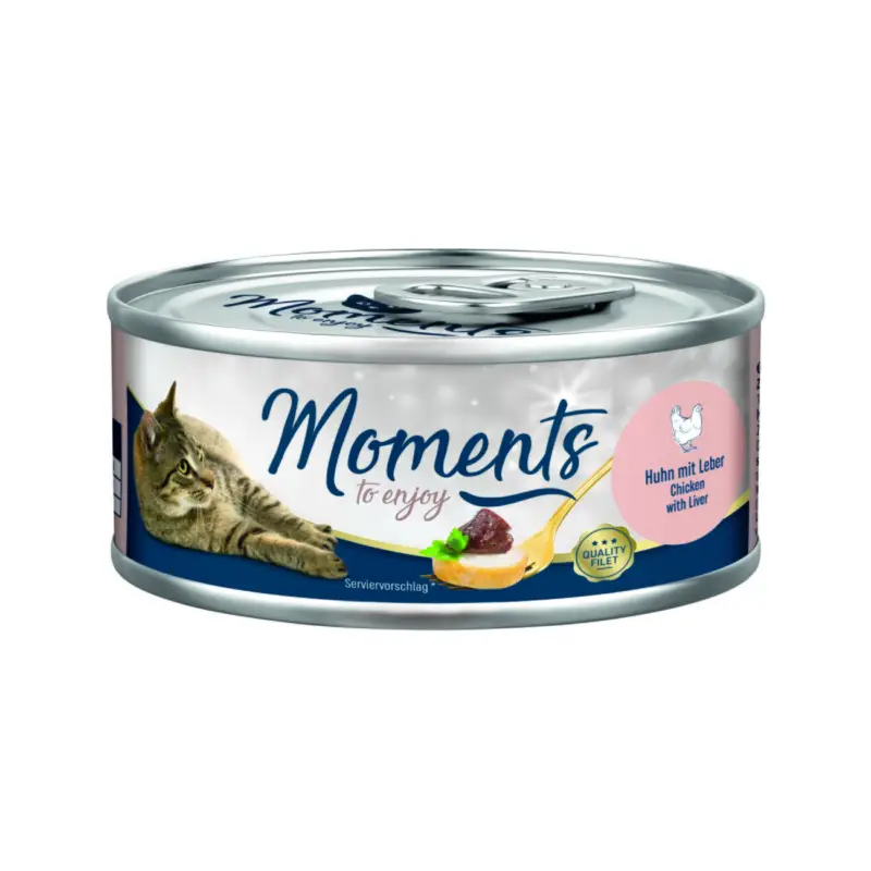 Dernier Modèle MOMENTS Adult au Poulet & au Foie 48×70 g