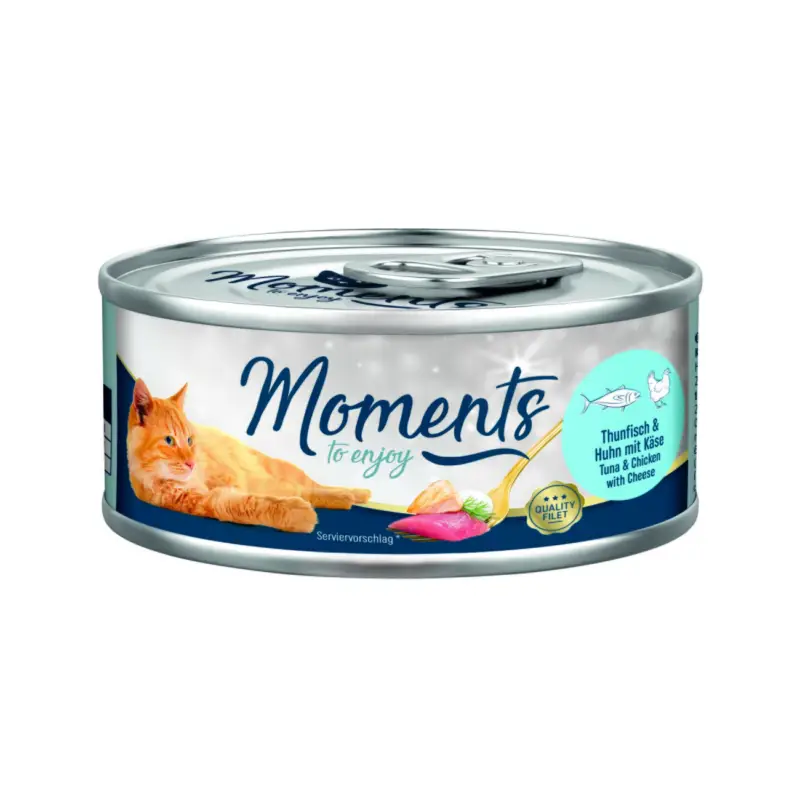 MOMENTS Adult Thon & poulet au fromage 24×70 g Offre Spéciale