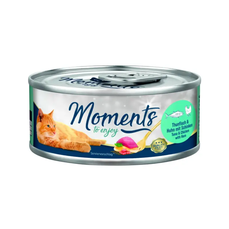 Paiement Sécurisé MOMENTS Adult Thon, poulet et jambon 24×70 g