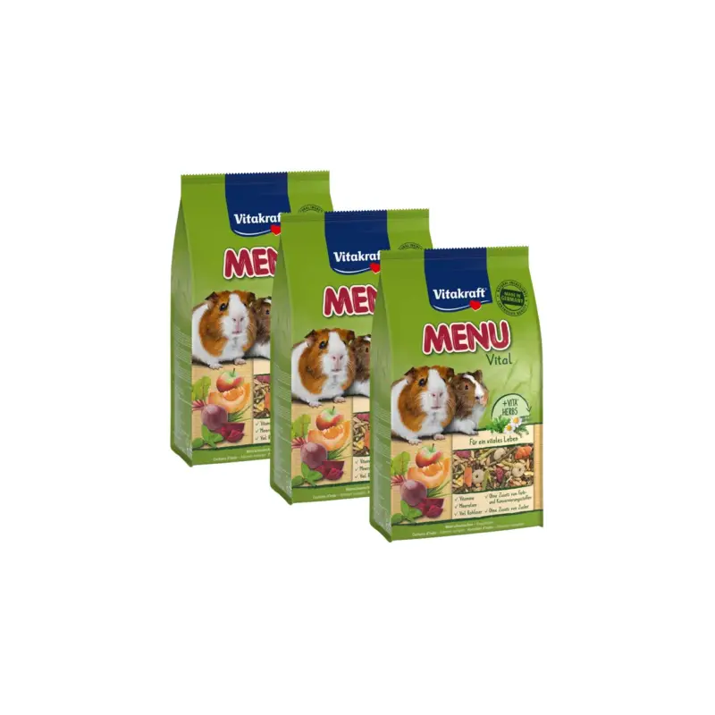 Vitakraft MENU Vital cochon d’Inde 3×1 kg Super Prix
