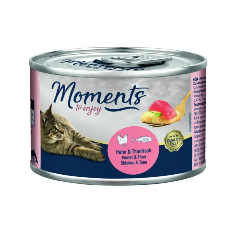 Achetez Aujourd&rsquo;hui MOMENTS Adult Poulet et thon 24×140 g