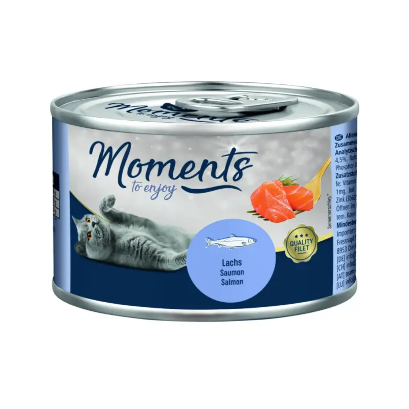 MOMENTS Adult Saumon 12×140 g Dernier Modèle