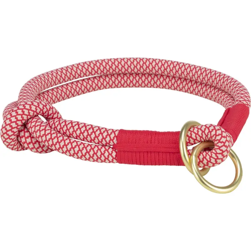 Trixie Soft Rope Collier d'arrêt de traction rouge L Meilleur Prix