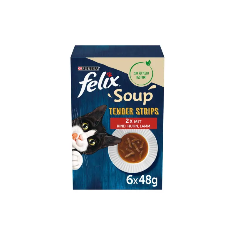 Certifié Felix Soup Tender Strips Soupe 4x6x48g