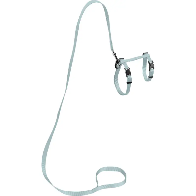 Réduction AniOne harnais avec laisse pour petits chats turquoise