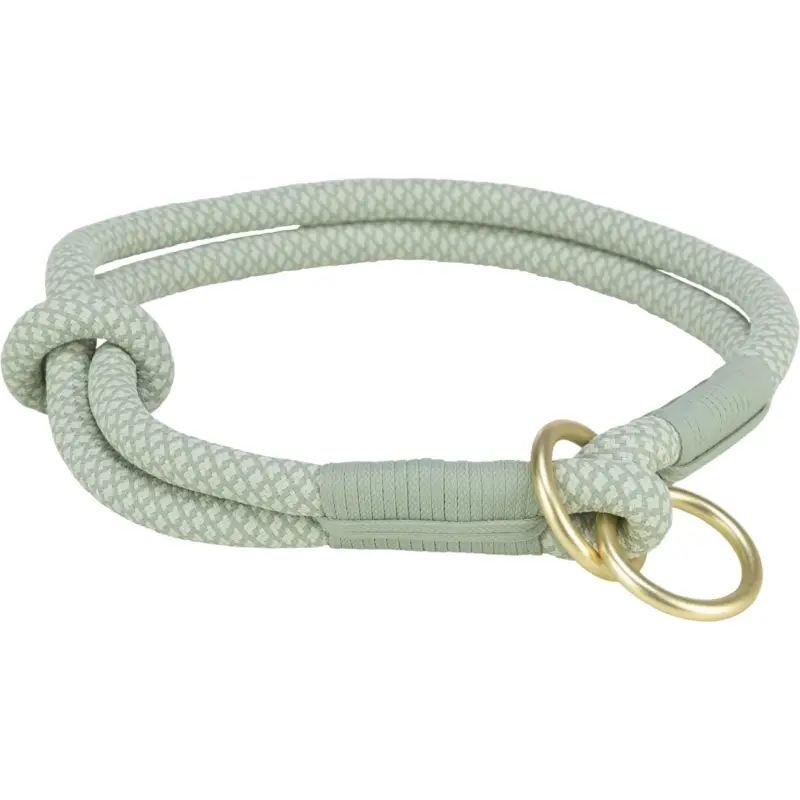 Trixie Soft Rope Collier d'arrêt de traction vert menthe XS Expédié Aujourd&rsquo;hui