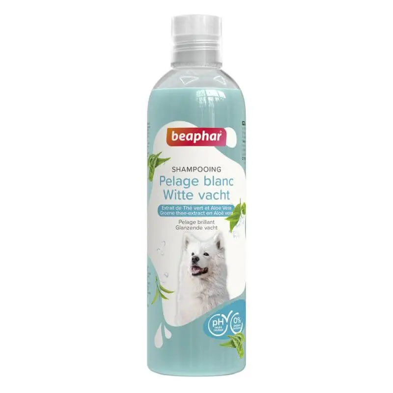 SHAMPOING PELAGE BLANC CHIEN 250ml Pas Cher