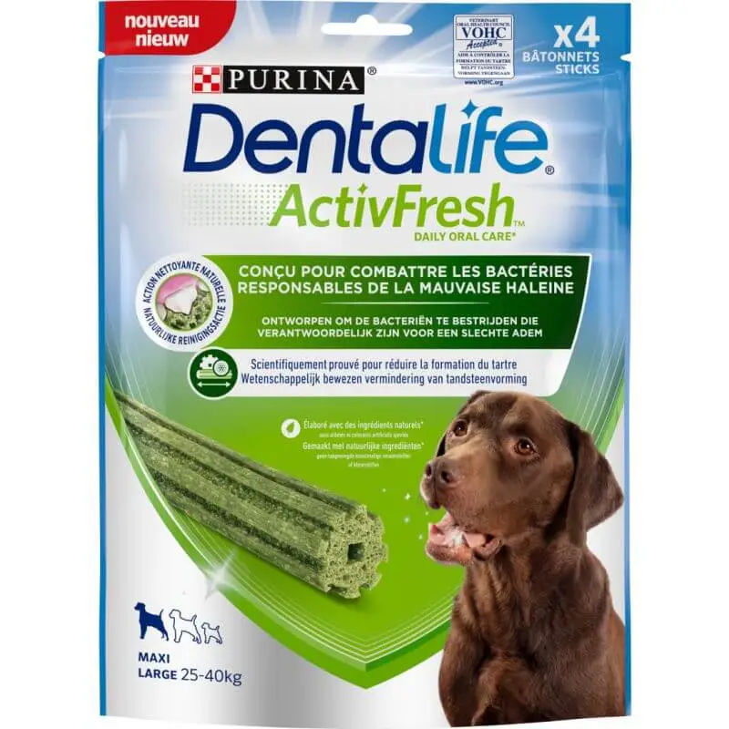 Meilleur Prix DENTALIFE ACTIVFRESH 4 FRIANDISES MAXI