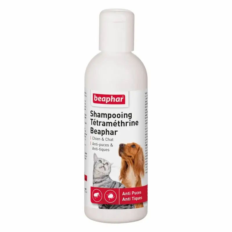 SHAMP ANTIPARASITAIRE 200 ML TETRAMETHRINE Dernier Modèle
