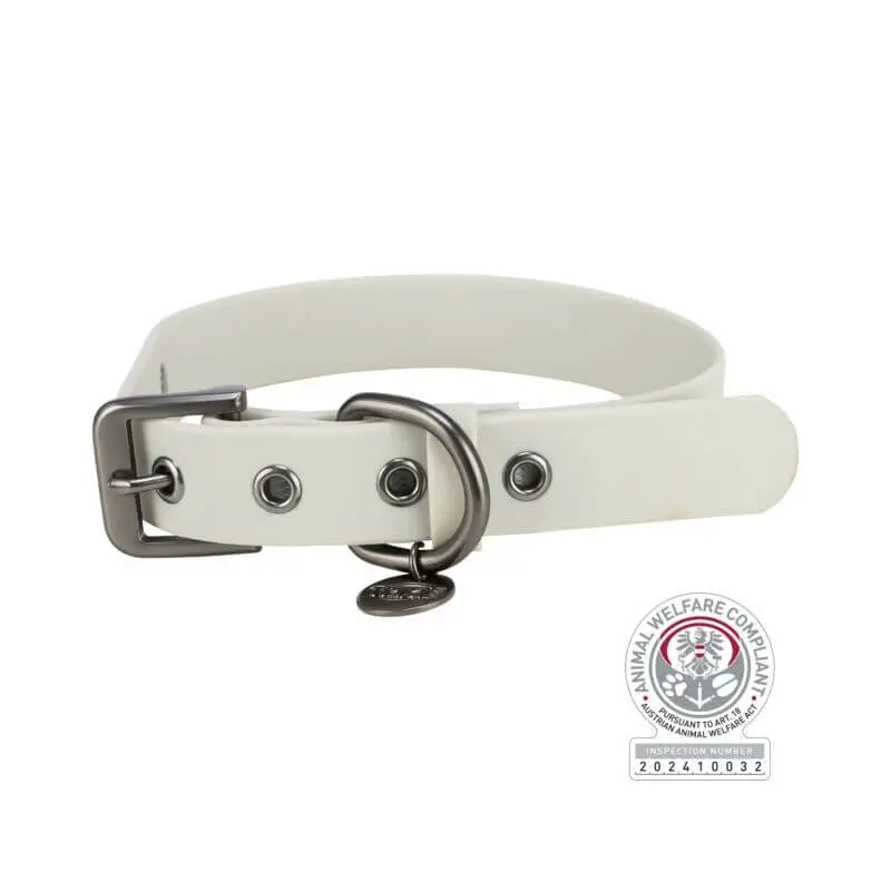 Acheter Direct COLLIER CITYSTYLE PVC S-M 30-37cm/20mm GRIS CLAIR
