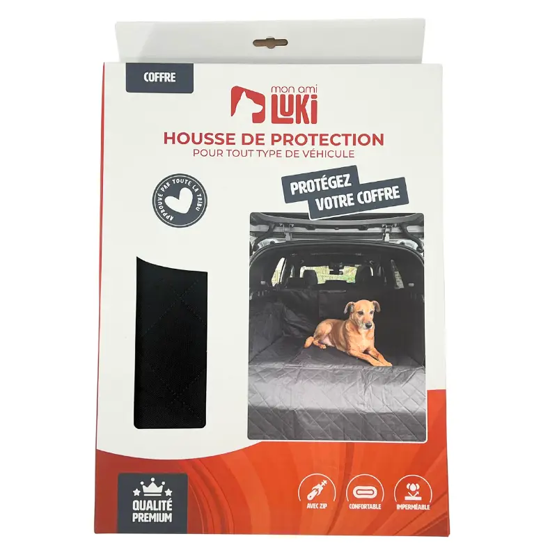 Commande En Gros HOUSSE VOITURE COFFRE MATELASSE ANTIDERAP IMPERMEABLE 180x103cm