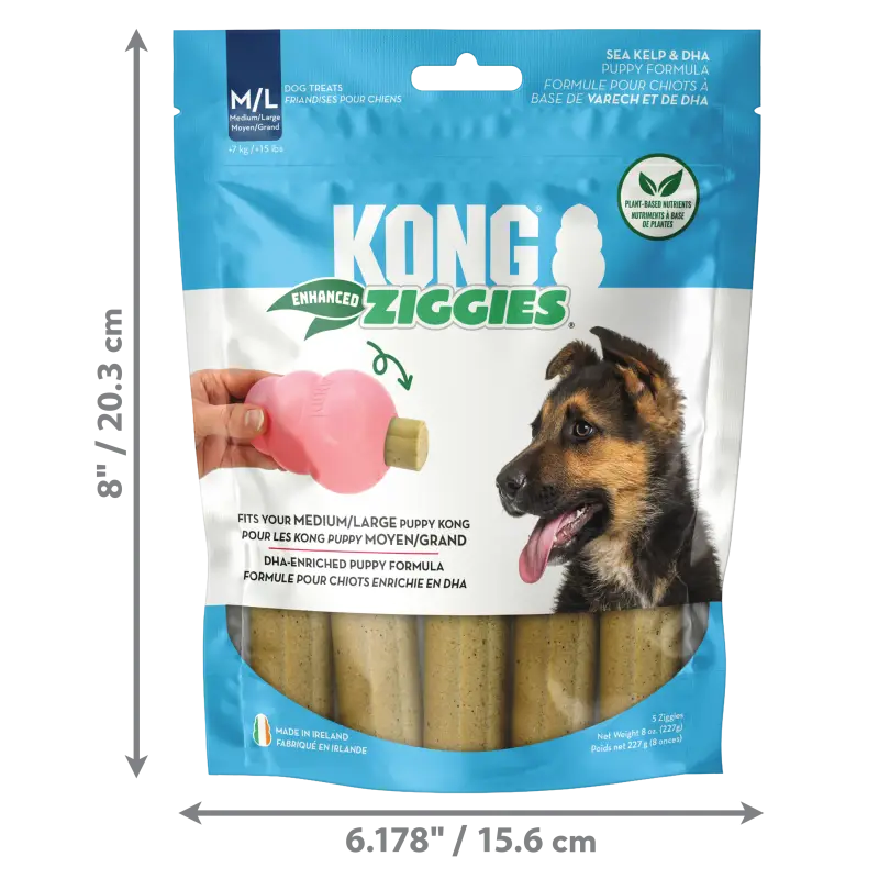 BATONNETS ZIGGIES POUR CHIOT AMELIORES M/L 227gr Prix Bas