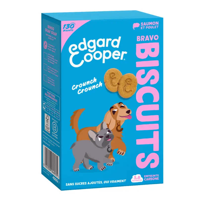 BISCUITS SAUMON POUR CHIEN 0.4kg Vente Flash