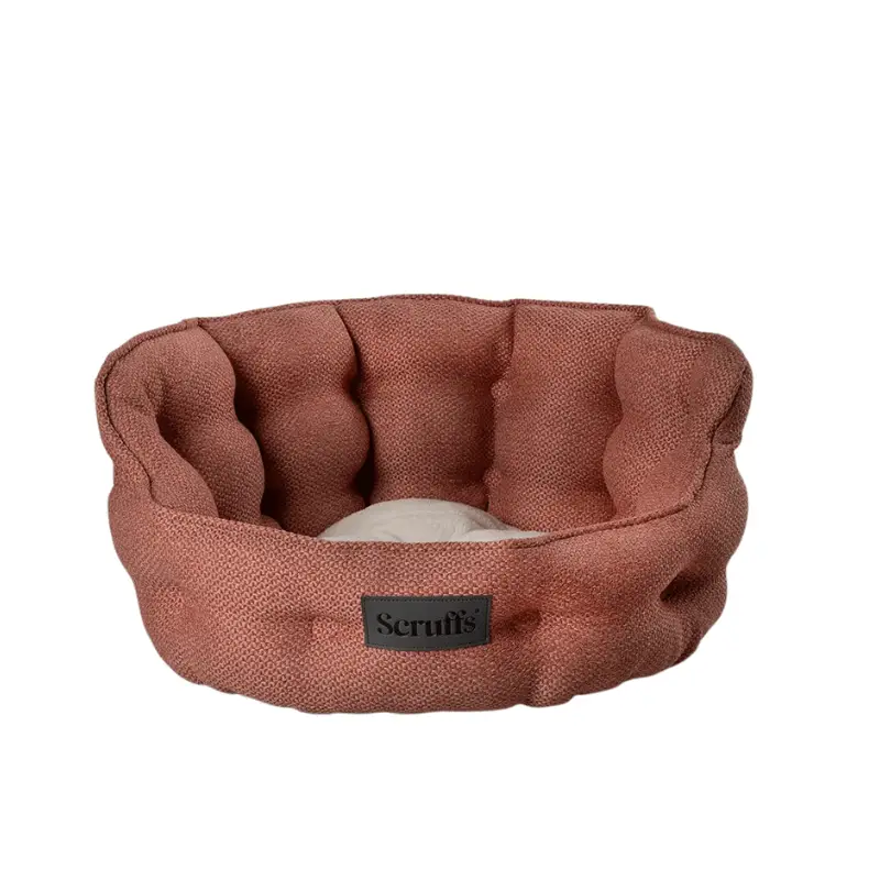 Scruffs Seattle Cat Bed Coral Pink Expédié Aujourd&rsquo;hui