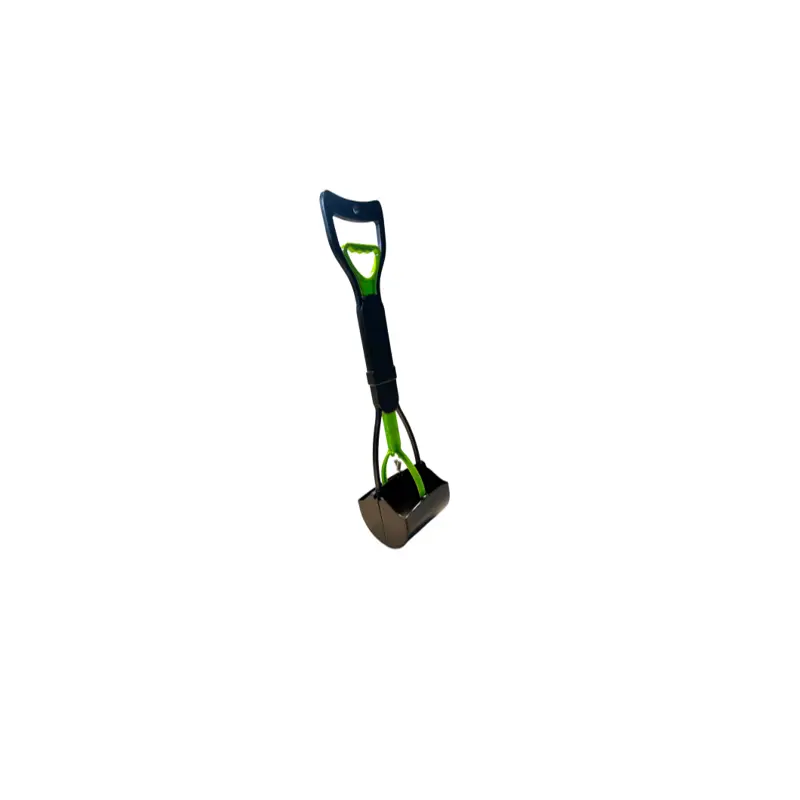 Petit Prix PINCE RAMASSE CROTTE AVEC POIGNEE 59cm VERT/ORANGE