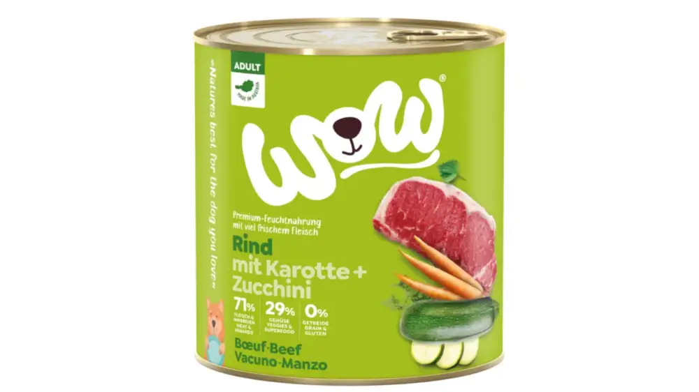 Livraison Express Boîtes Chien – Wow Adult Boeuf – 800 gr