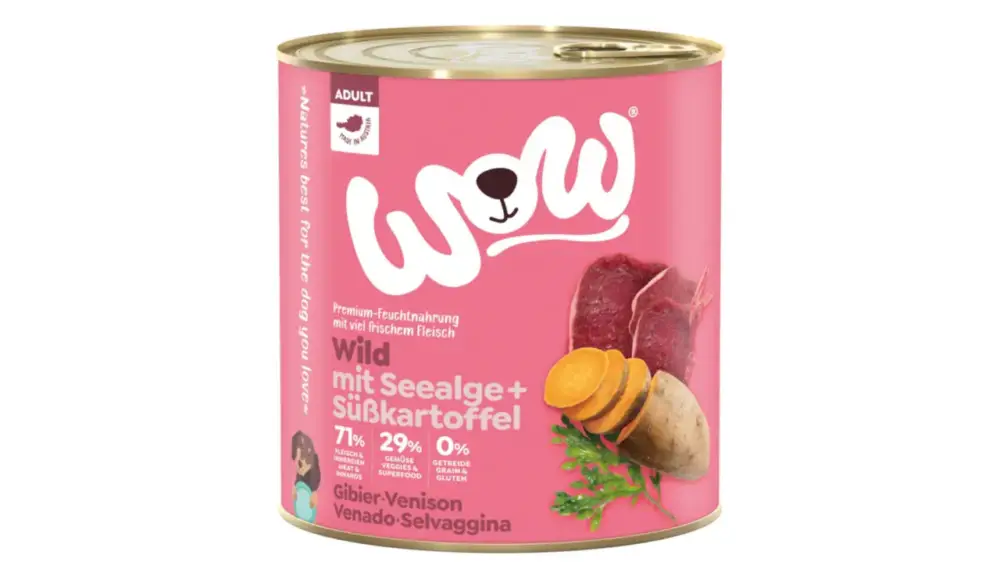 Boîtes Chien – Wow Adult Gibier – 800 gr Nouveauté
