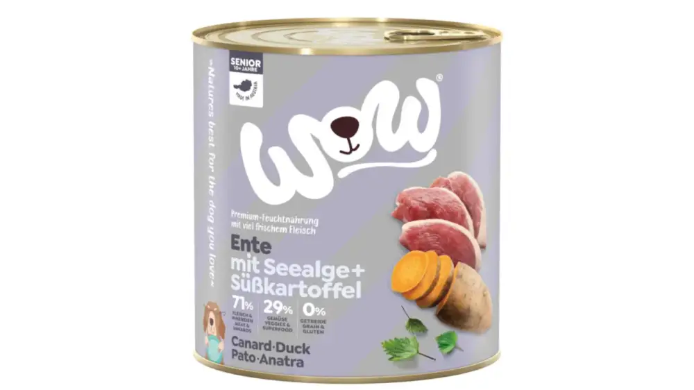 Meilleur Choix Boîtes Chien – Wow Senior Canard – 800 gr