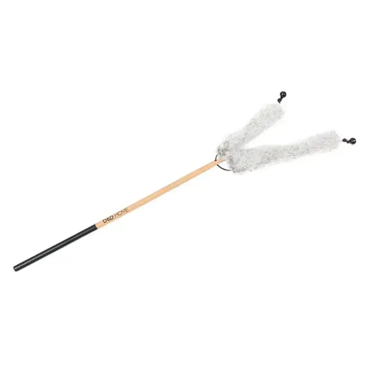 Jouet Chat – D&D Home Canne À Pêche Liva Gris – 35 x 1,5 x 1,5 cm Top Vente