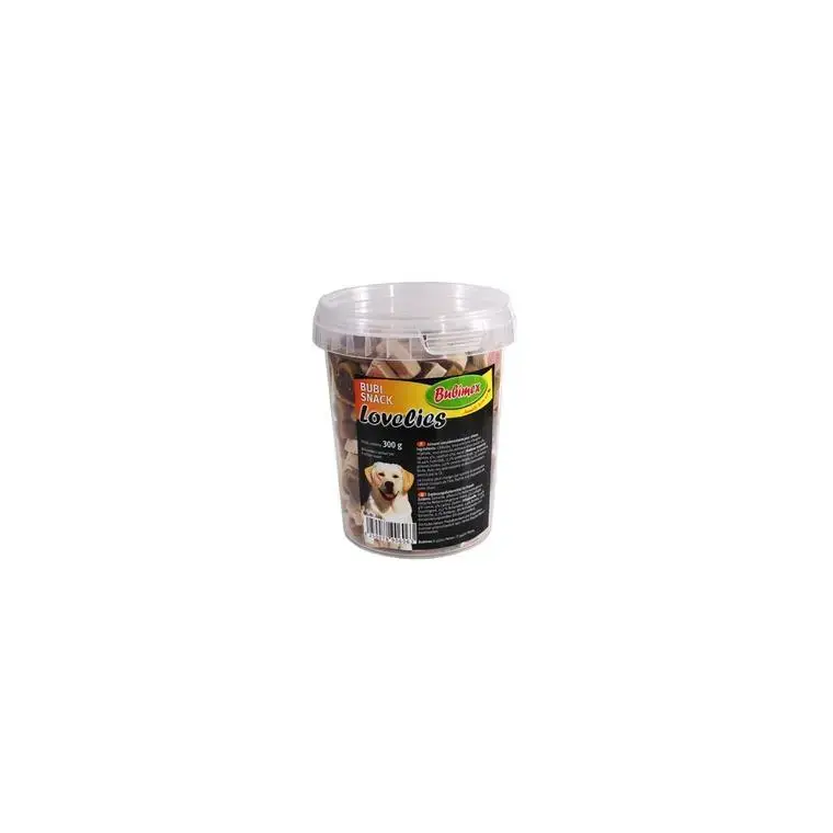 Vente Directe Friandises Chien – Bubimex Snack Lovelies au poulet, agneau et saumon – 300 gr