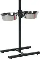 Support porte-gamelles chien en H double L – Flamingo Soldes