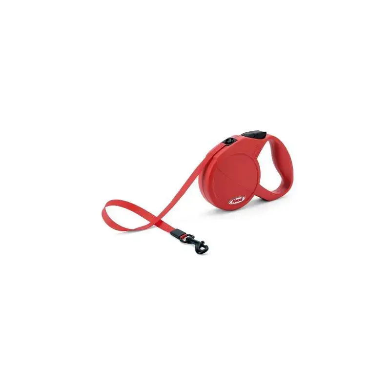 Vente Directe Laisse enrouleur Flexi Classic Compact 1 rouge 5 m