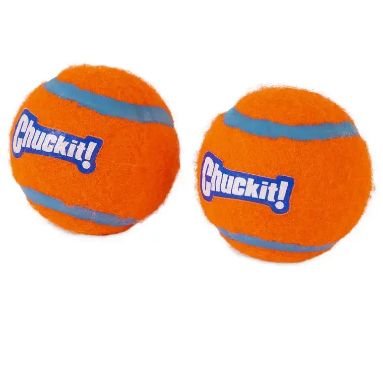 Nouvel Arrivage Jouet Chien – Chuckit! 2 Balles de tennis Orange – Ø 6,5 cm