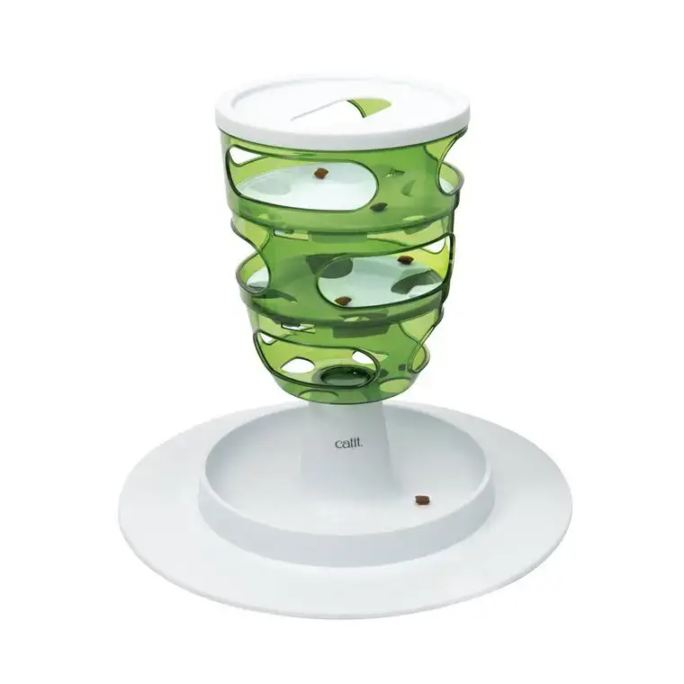 Prix Bas Distributeur Chat – Catit Labyrinthe à nourriture Senses 2.0 coloris vert