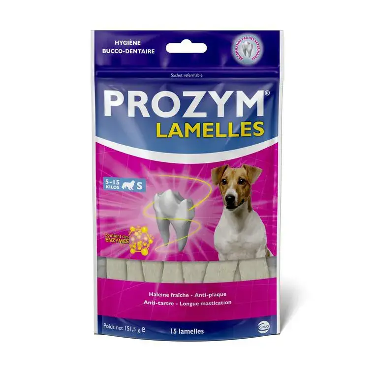 Friandises Chien – Prozym Lamelles dentaires x15 – taille S Achetez Aujourd&rsquo;hui