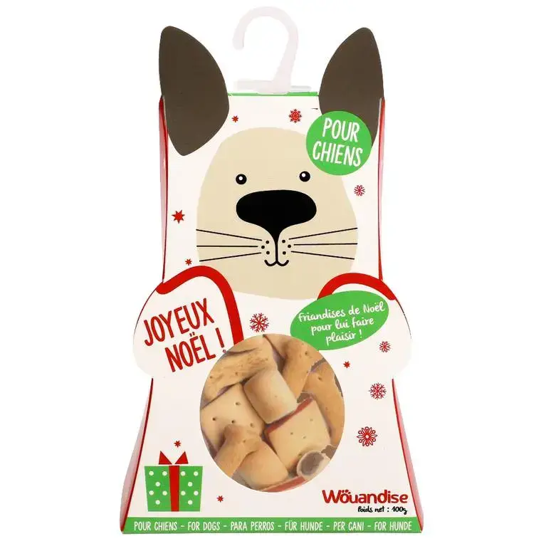 Friandises Chien – Wouapy Boîte de Noël Prix Cassé