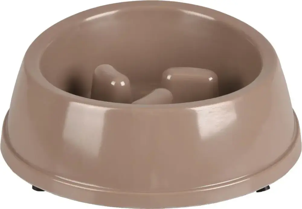 Acheter Direct Gamelle anti-glouton taupe Mangi chien 950 ml – Flamingo