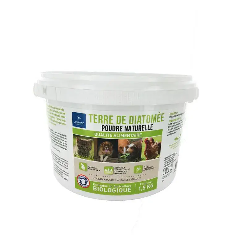 Hygiène – Demavic Terre de diatomée en poudre – 1,5 kg Jusqu&rsquo;à Épuisement Des Stocks