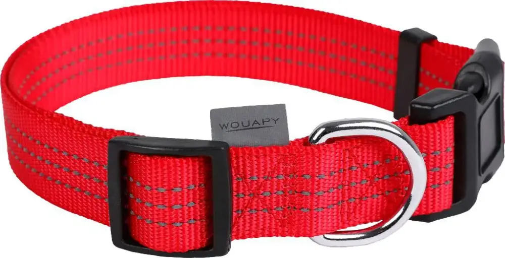 Collier Chien – Wouapy Collier nylon Protect Rouge – 42/70 x 2,5 cm Achetez Aujourd&rsquo;hui