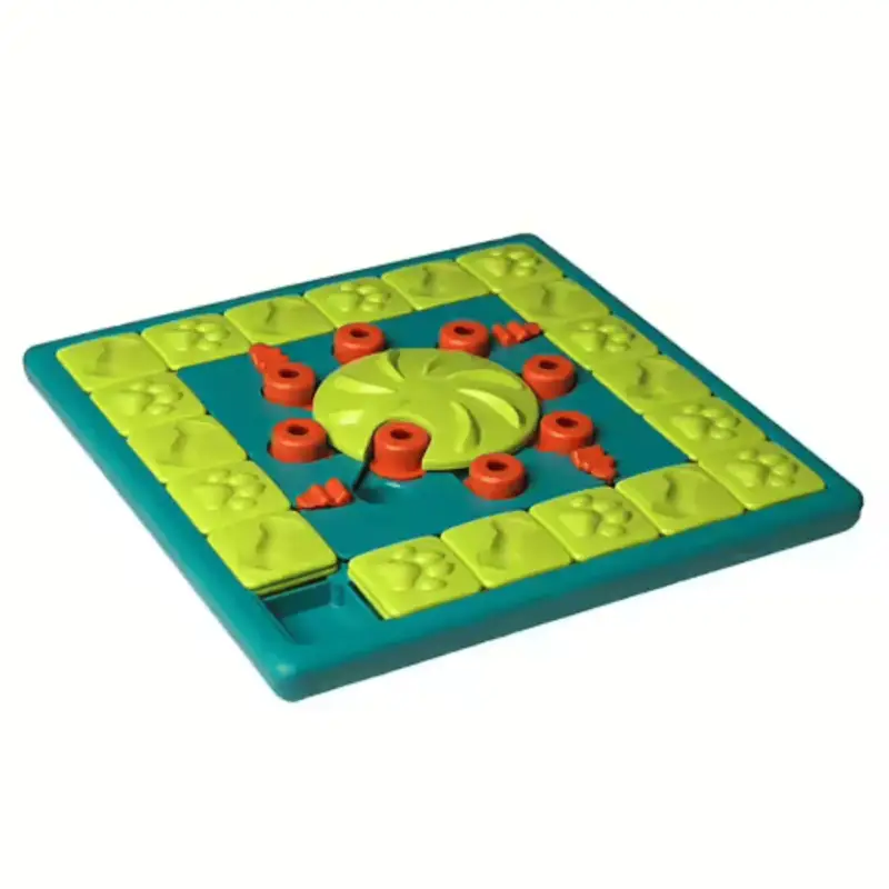 Nina Ottosson Jouet d&rsquo;intelligence Chien Multipuzzle niveau 4 – 37,7 x 37,7 x 4,7 cm Affaire À Saisir