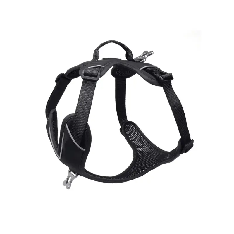 Harnais Chien – Kyflie Harnais Momentum Taille XS Noir – 33 / 44 cm Certifié