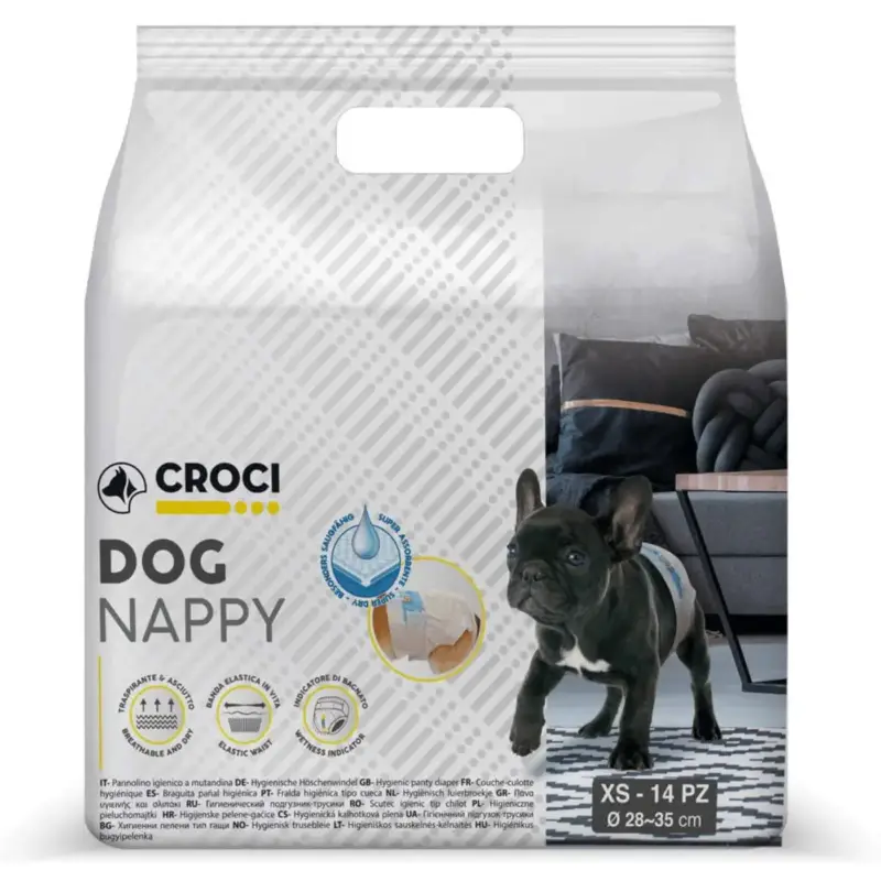 Hygiène Chien – Couches Croci Dog Nappy Offre Exclusive