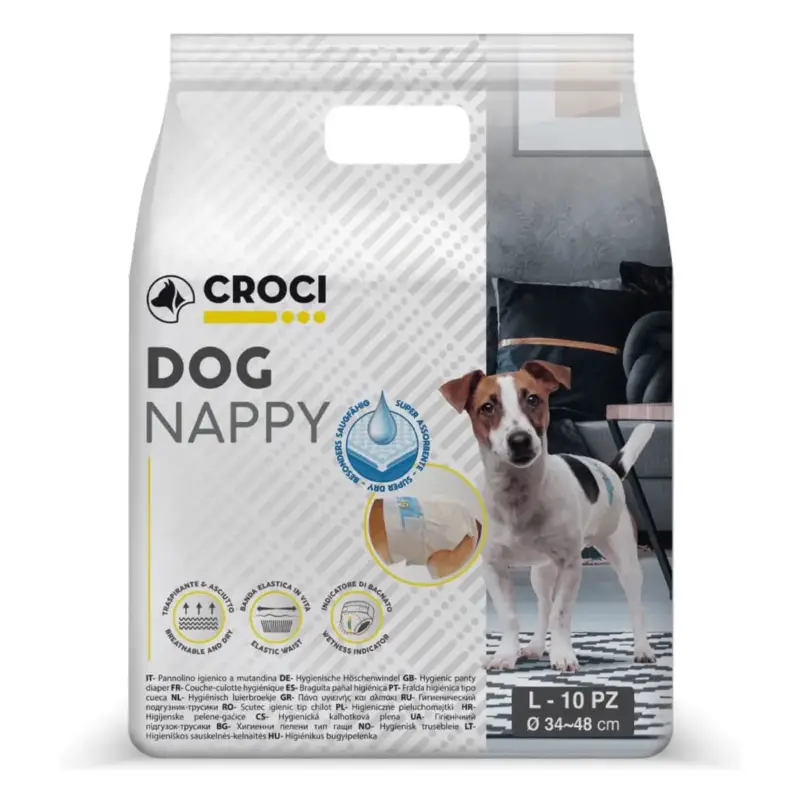 Retour Gratuit Hygiène Chien – Couches Croci Dog Nappy – L