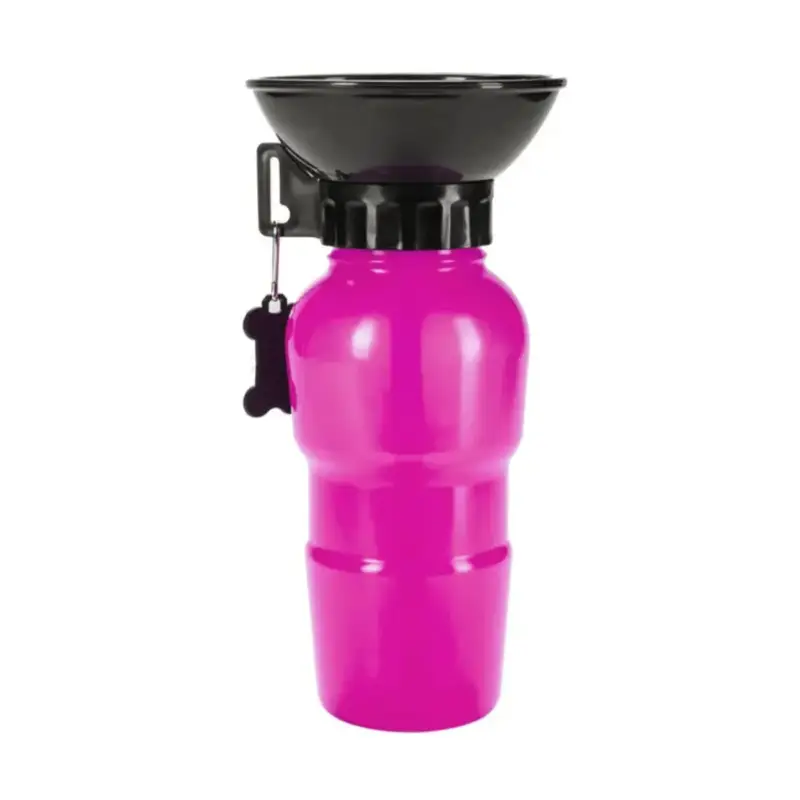 Gamelle Chien – Wouapy Gourde avec bol intégré rose – 500 ml Acheter Direct