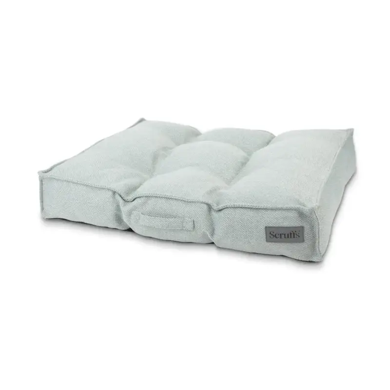 Scruffs Couchage Chien Coussin Ellen Vert – Taille M 80 x 60 x 14 cm Paiement Sécurisé