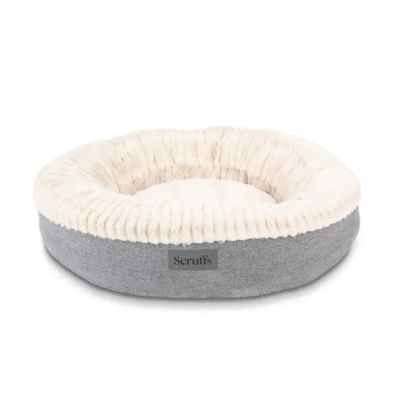 Scruffs Couchage Chien Corbeille Ronde Ellen Gris – Taille XL Ø 75 cm Affaire À Saisir