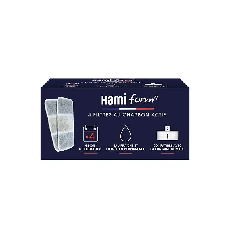 Achetez Aujourd&rsquo;hui Hamiform Filtres de rechange pour fontaine à eau nomade – Pack de 4