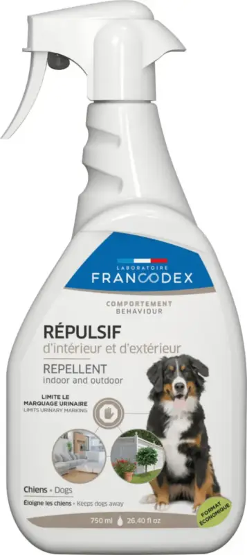Commande En Gros Francodex Répulsif Intérieur Extérieur Chien Spray – 750 ml