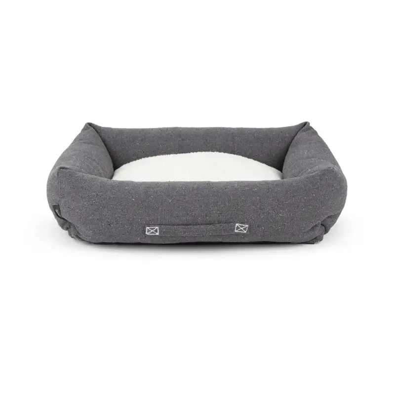 Scruffs Couchage Chien Corbeille Eco Eden Gris – Taille L 75 x 60 cm Haute Qualité