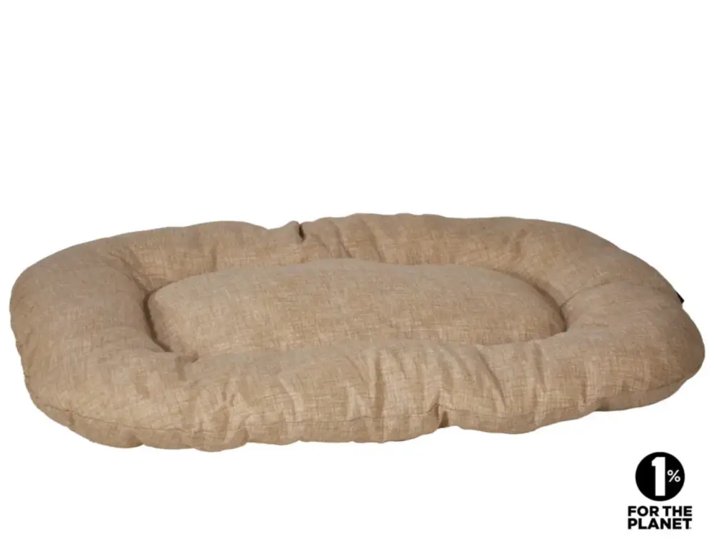 Vadigran Coussin ovale pour chien Adelle beige – 100 x 65 cm Offre Spéciale