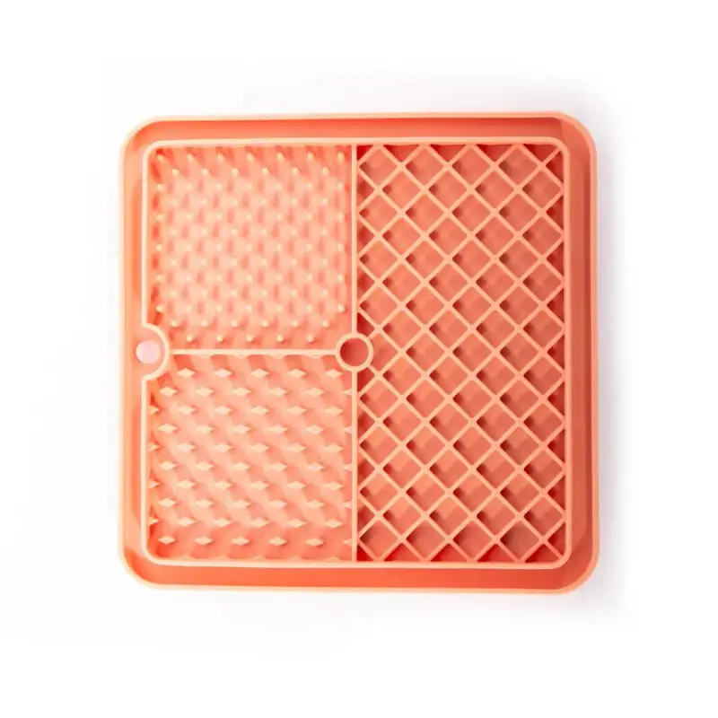 Retour Gratuit Martin Sellier Tapis à lécher Trio Rose – 20 cm