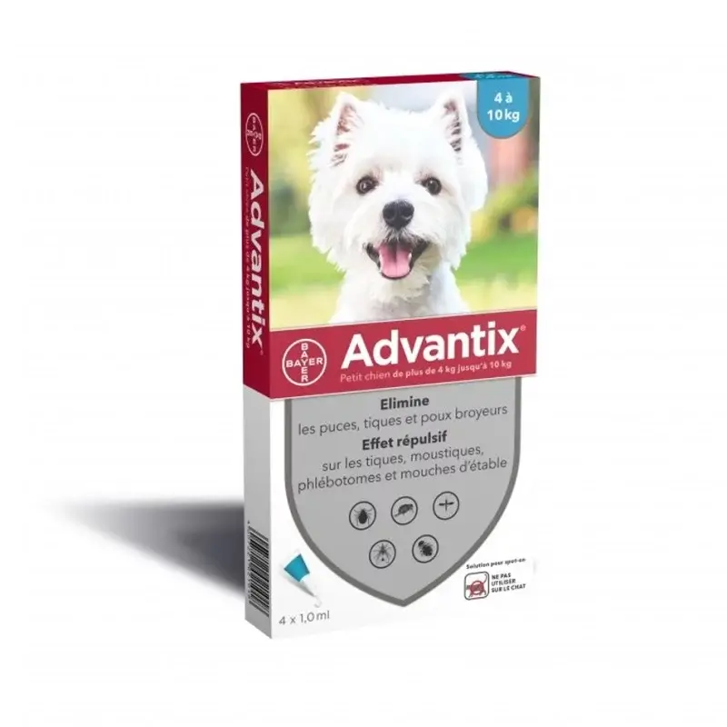 Achetez Aujourd&rsquo;hui Antiparasitaire Advantix 4-10 kg