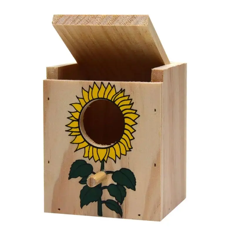 Affaire À Saisir Nid en bois décoré petit modèle – Girard