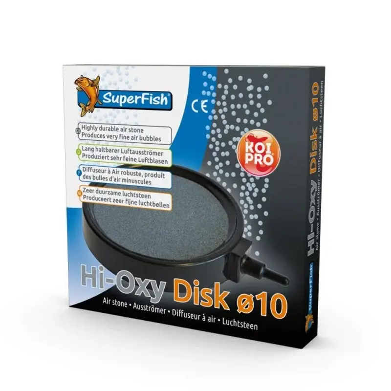 Hi-OxyDisk Ø 10, Disque à air – SuperFish Expédié Aujourd&rsquo;hui
