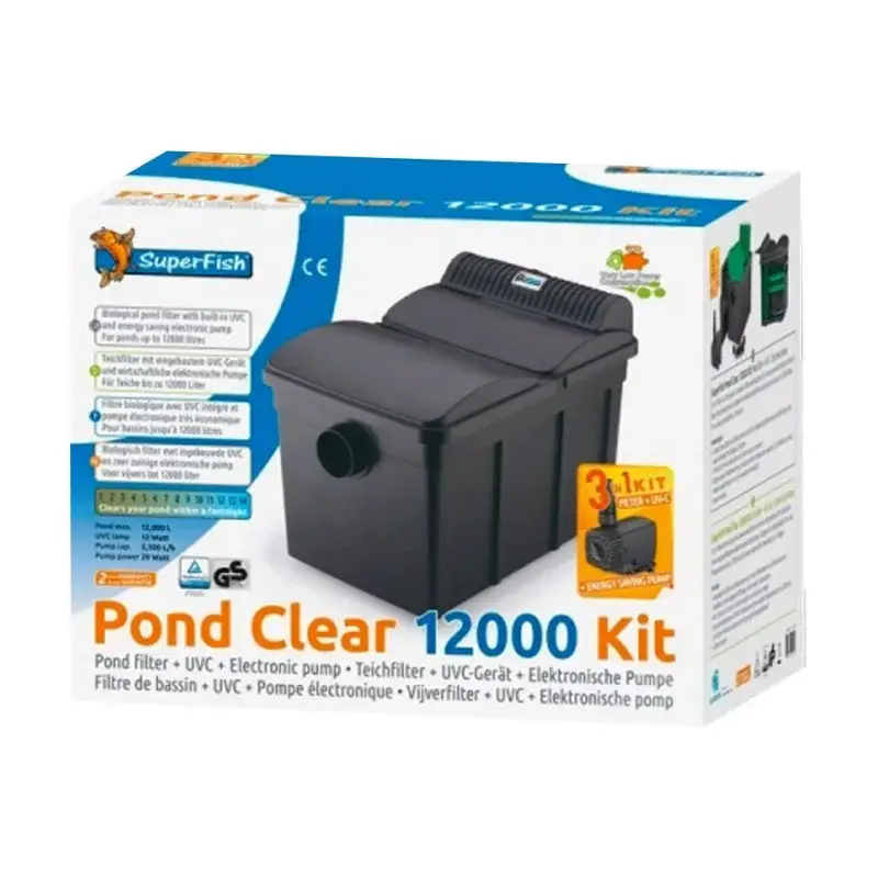Achetez Aujourd&rsquo;hui PondClear 12000 kit – SuperFish