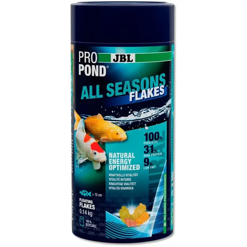 Expédié Aujourd&rsquo;hui JBL ProPond All Seasons Flakes – Nouvelle Gamme 2025